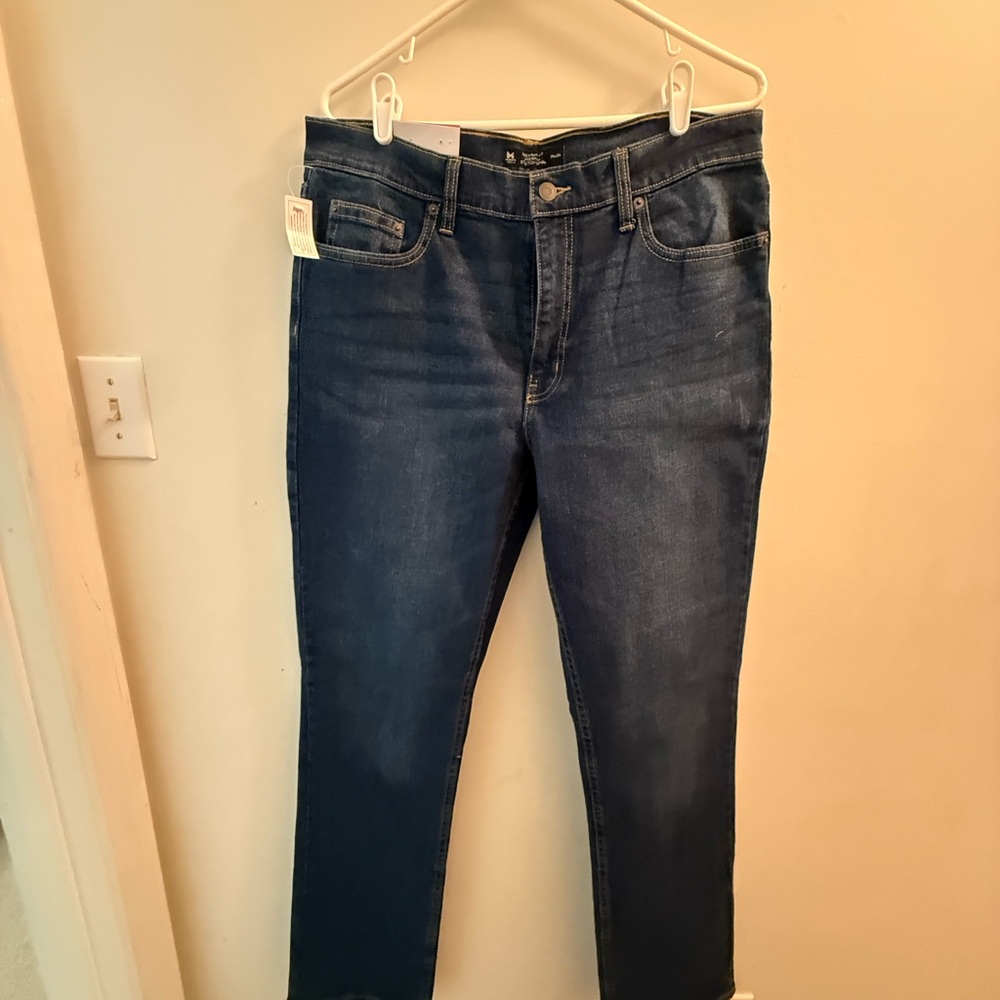 Classic Blue Men's Straight Jeans